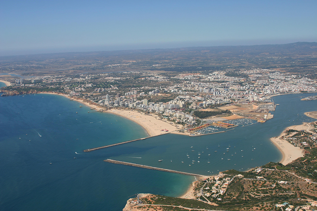 Panorama von Praia da Rocha